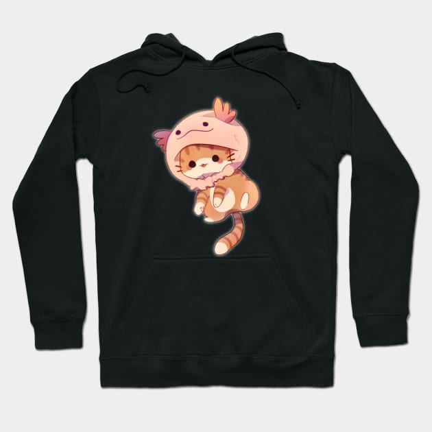 Axolotl Kitty Hoodie by Cremechii